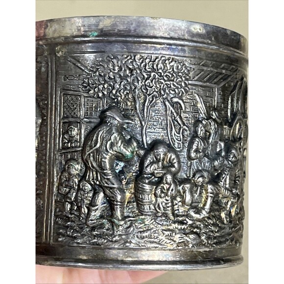 Mid‎ Century Silver Plated 90 HH Douwe Egberts Tea caddy By Herbert Hooijkaas - Picture 3 of 9